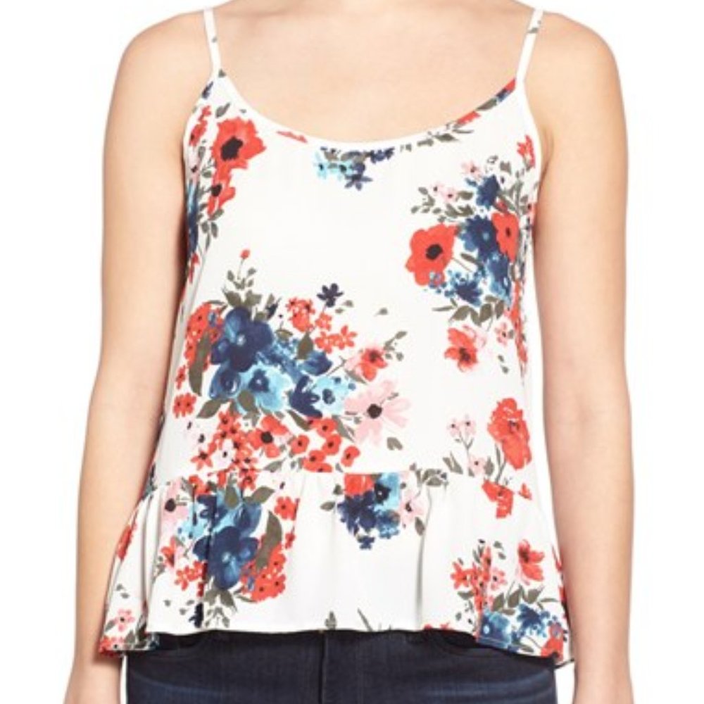 Cupcakes and Cashmere Floral Tank